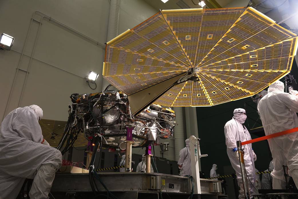 NASA's InSight lander was commanded to deploy its solar arrays to test and verify the exact process that it will use on Mars