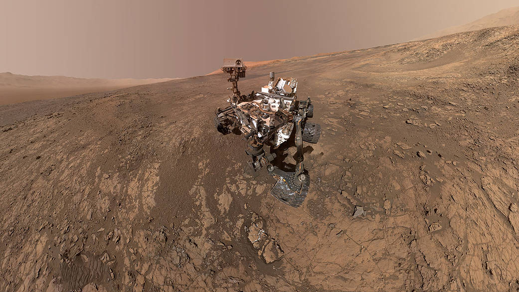 The rover took a recent selfie at its location on Vera Rubin Ridge.
