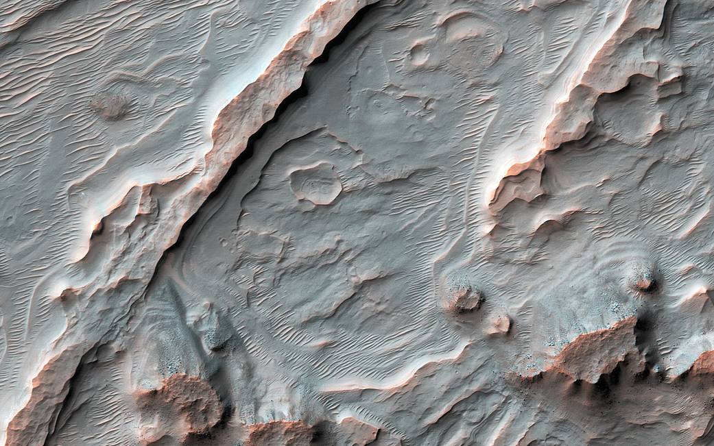 Alluvial fans on Mars
