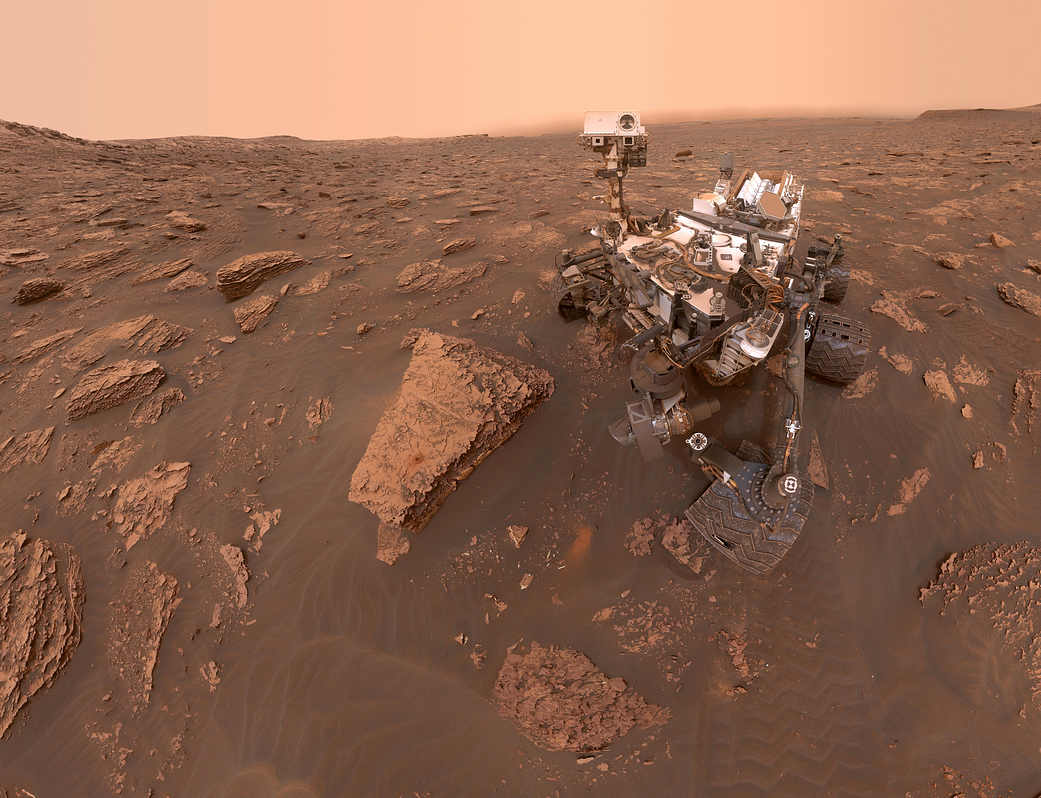 A self-portrait of NASA's Curiosity rover taken on Sol 2082 (June 15, 2018).
