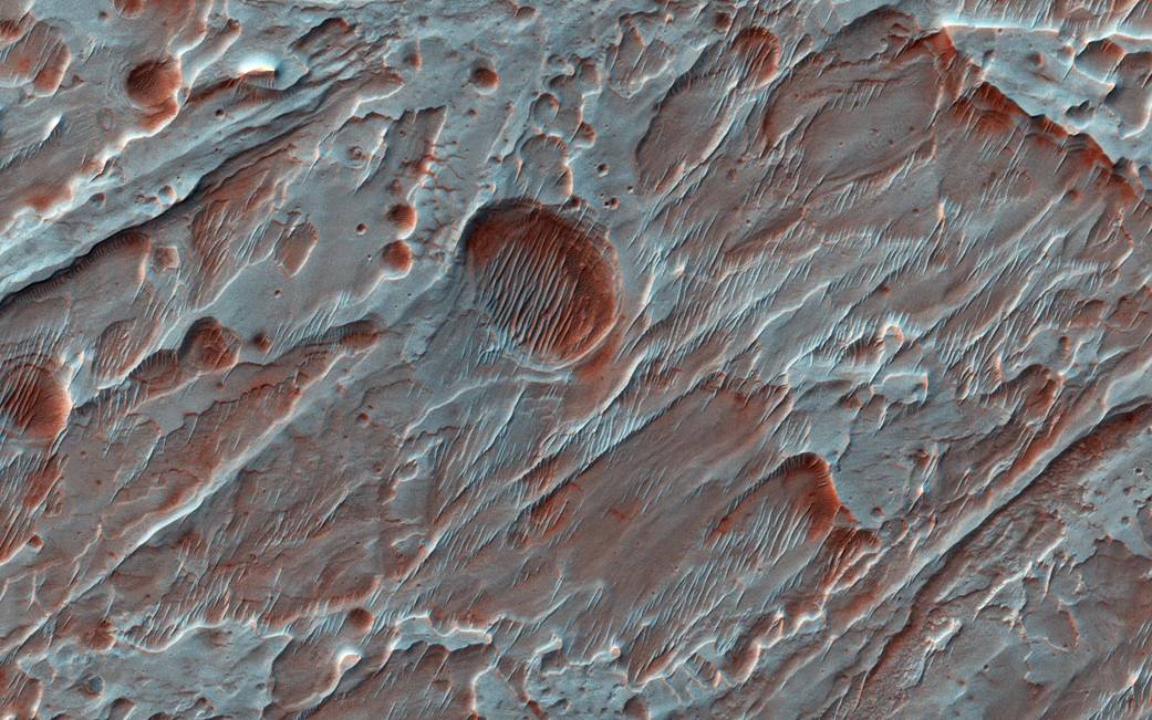 Roddy Crater on Mars
