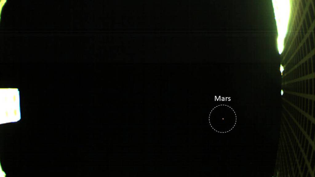 NASA’s First Image of Mars from a CubeSat