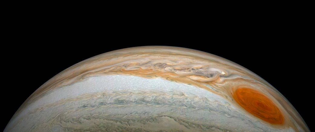 Image of Jupiter taken by Juno spacecraft