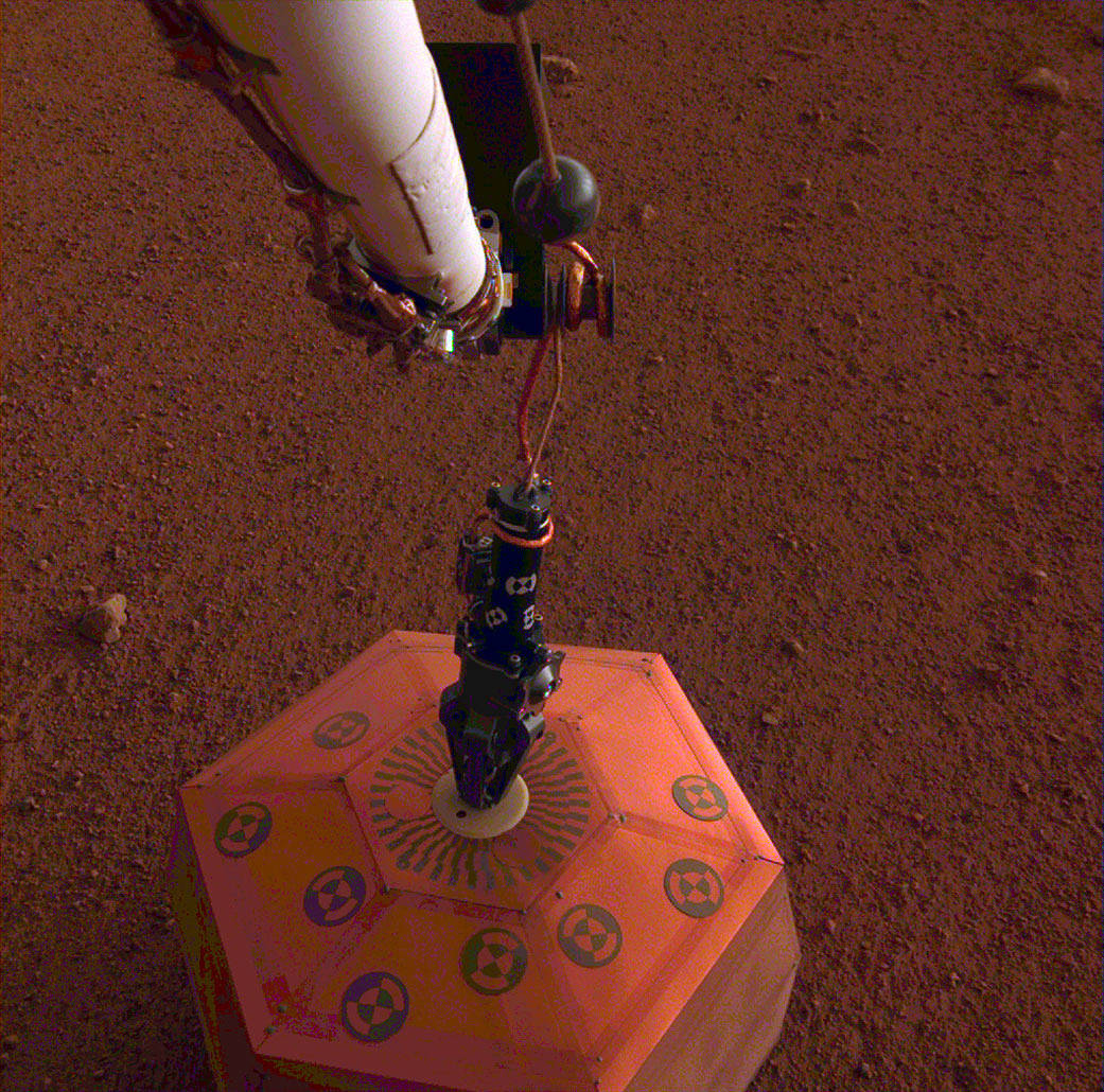 NASA's InSight lander placed its seismometer on Mars on Dec. 19, 2018