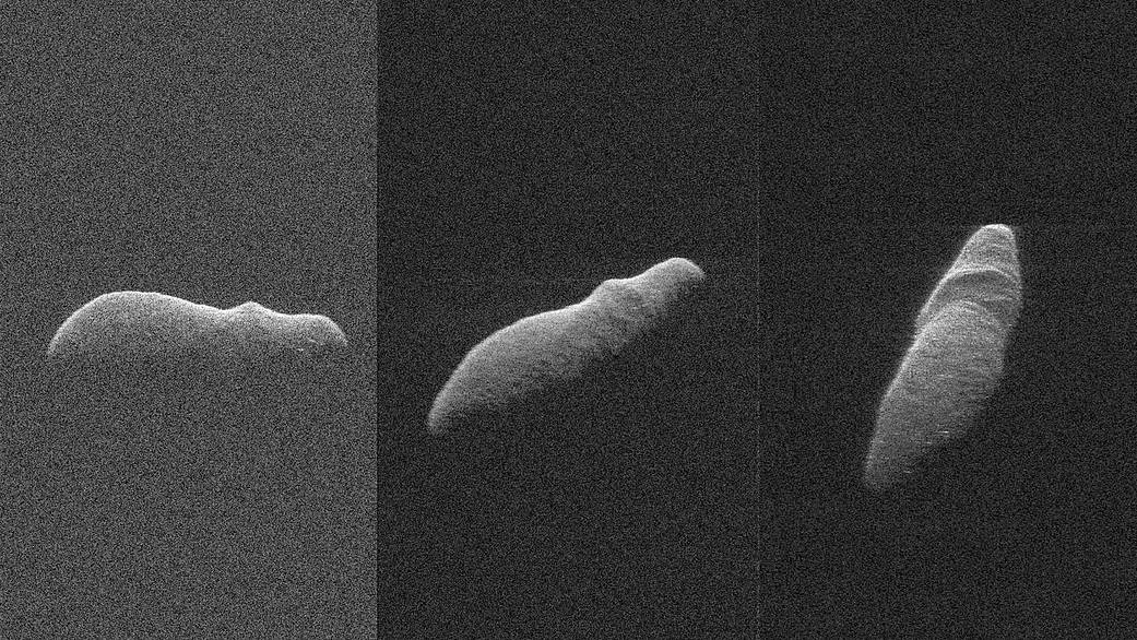 Three radar images of near-Earth asteroid 2003 SD22