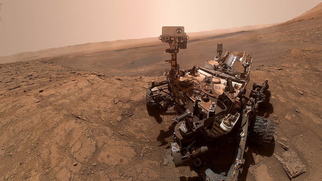 NASA's Curiosity rover took this selfie on Oct. 11, 2019