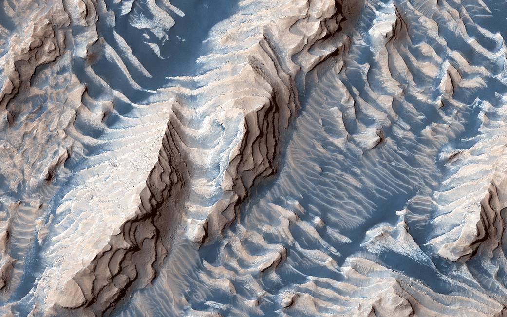 Danielson Crater on Mars