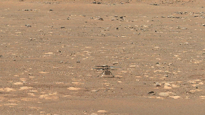 NASA’s Ingenuity helicopter does a slow spin test of its blades