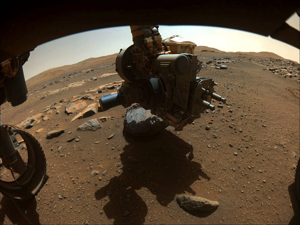 On Aug. 27, 2021, NASA's Perseverance rover captured this image 