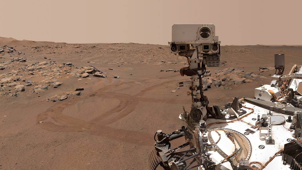 NASA’s Perseverance Mars rover took this selfie over a rock nicknamed “Rochette,” on September 10, 2021, the 198th Martian day, or sol of the mission. 