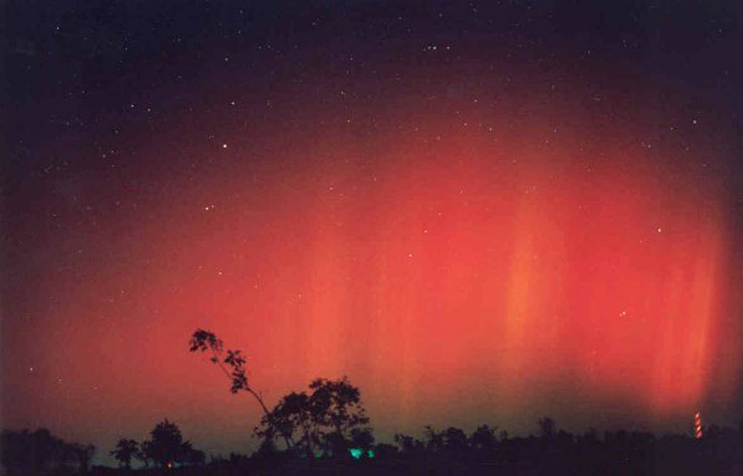 This aurora image was taken near Houston Texas on Oct. 29, 2003.. 