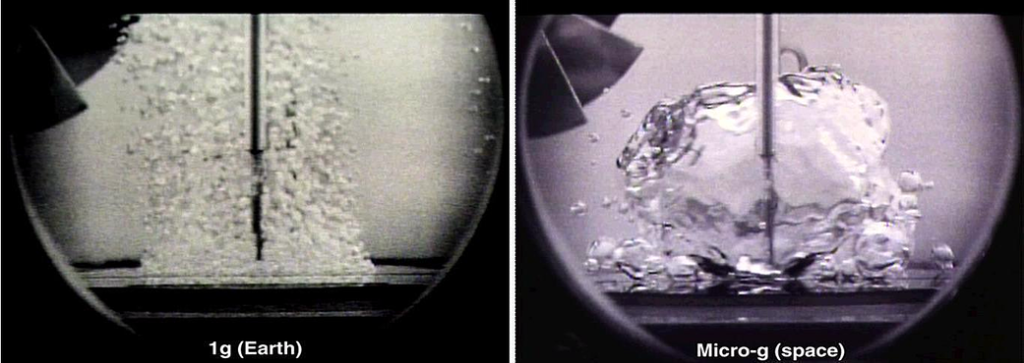 Pool Boiling – 1g vs Microgravity