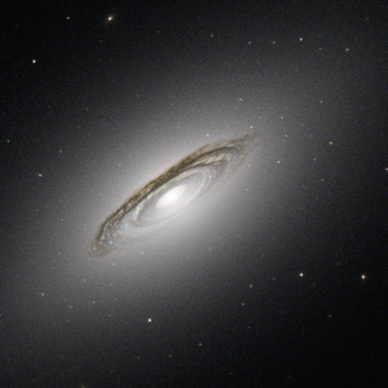 Hubble view of lenticular galaxy NGC 6861
