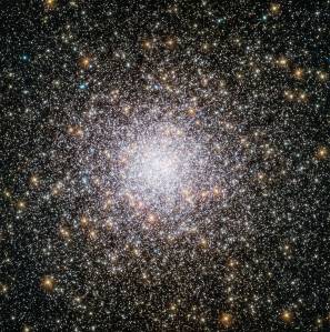dense ball of stars thinning to the edges