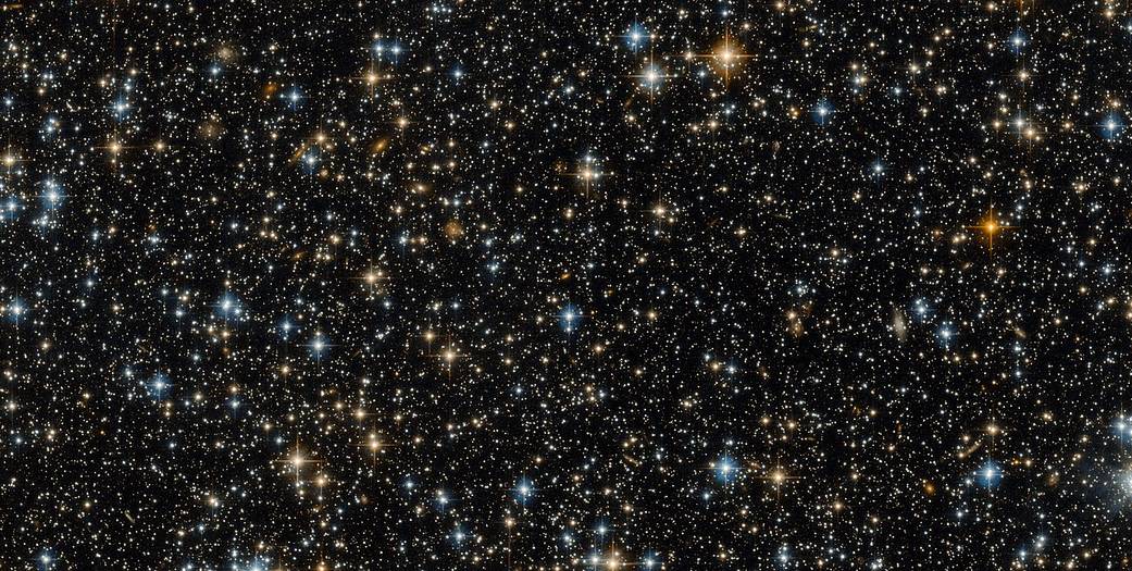 field of stars and galaxies