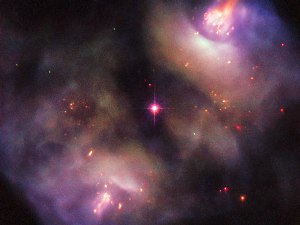 Hubble image of NGC 2371/2