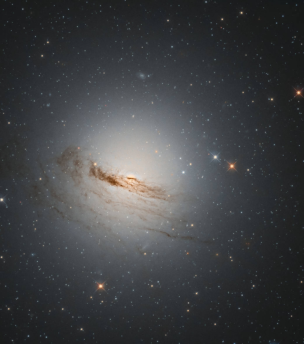 Known as NGC 1947, this galaxy was discovered almost 200 years ago by James Dunlop, a Scottish-born astronomer.
