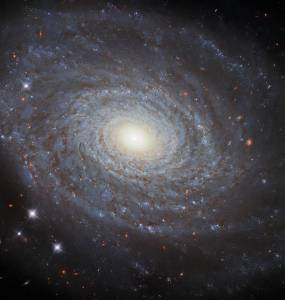 This image features the spiral galaxy NGC 691, imaged in fantastic detail by Hubble’s Wide Field Camera 3 (WFC3).