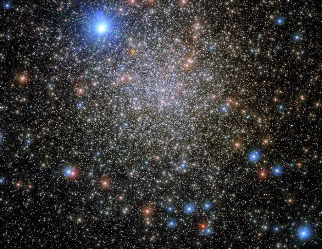 This image shows the globular cluster NGC 6380, which lies around 35,000 light-years from Earth, in the constellation Scorpio (the Scorpion).