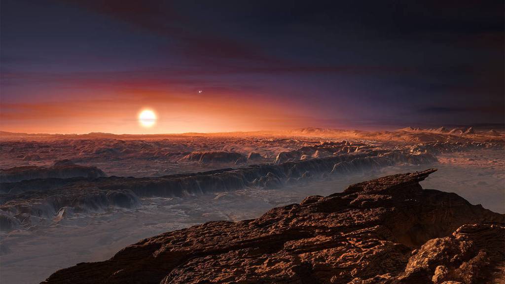Artist’s View of a Planet Where Liquid Water Might Exist