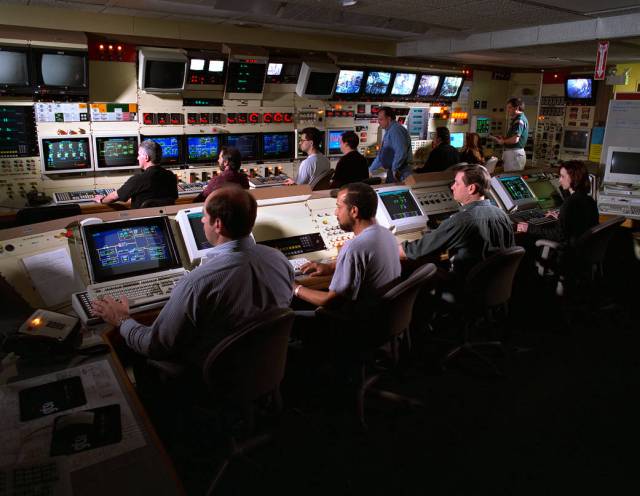 Control room of the Propulsion Systems Laboratory