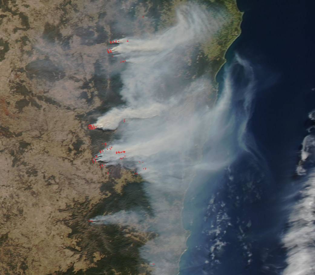 New South Wales, Australia fires