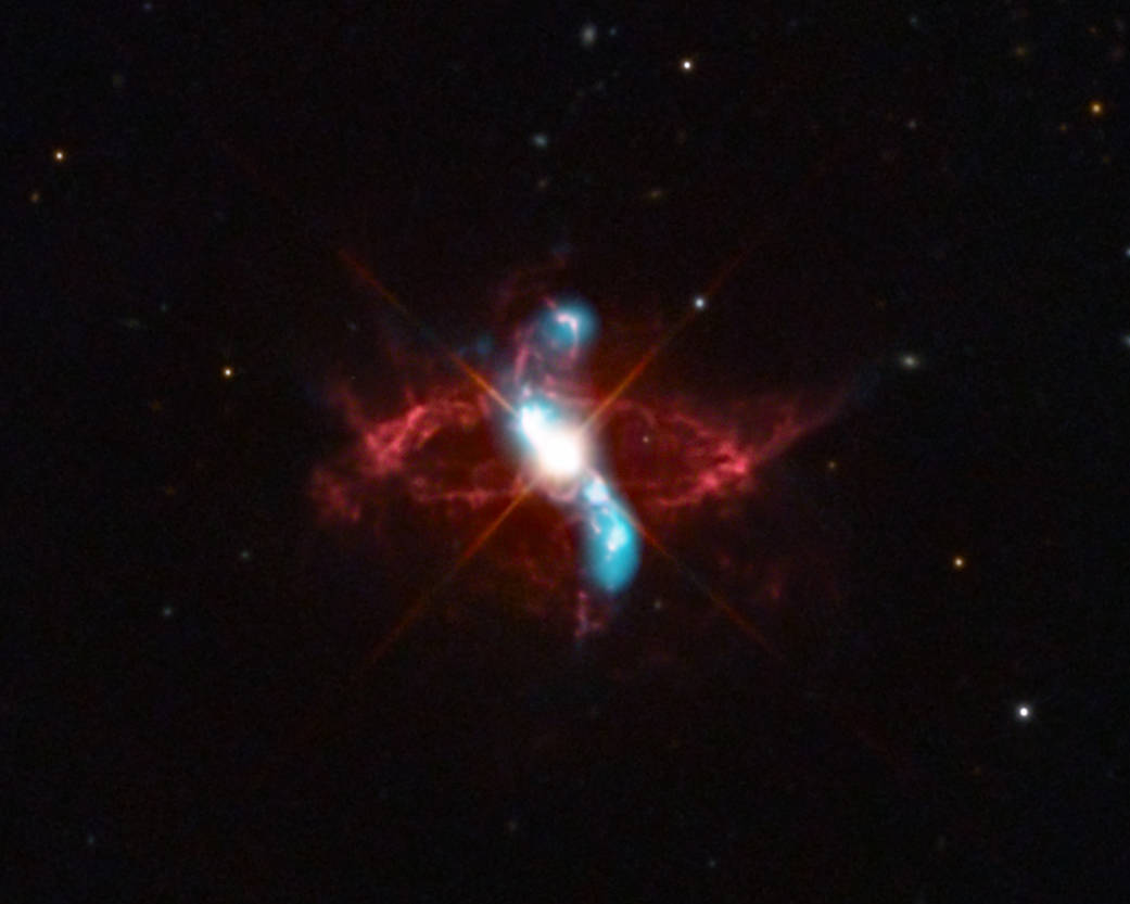 The symbiotic star R Aquarii.