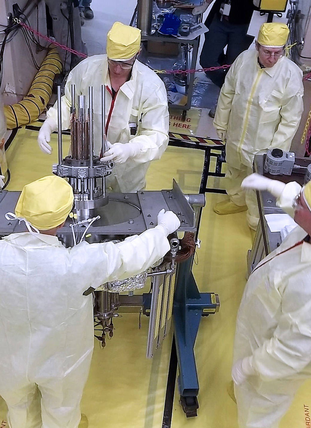 Fueling Kilopower reactor.