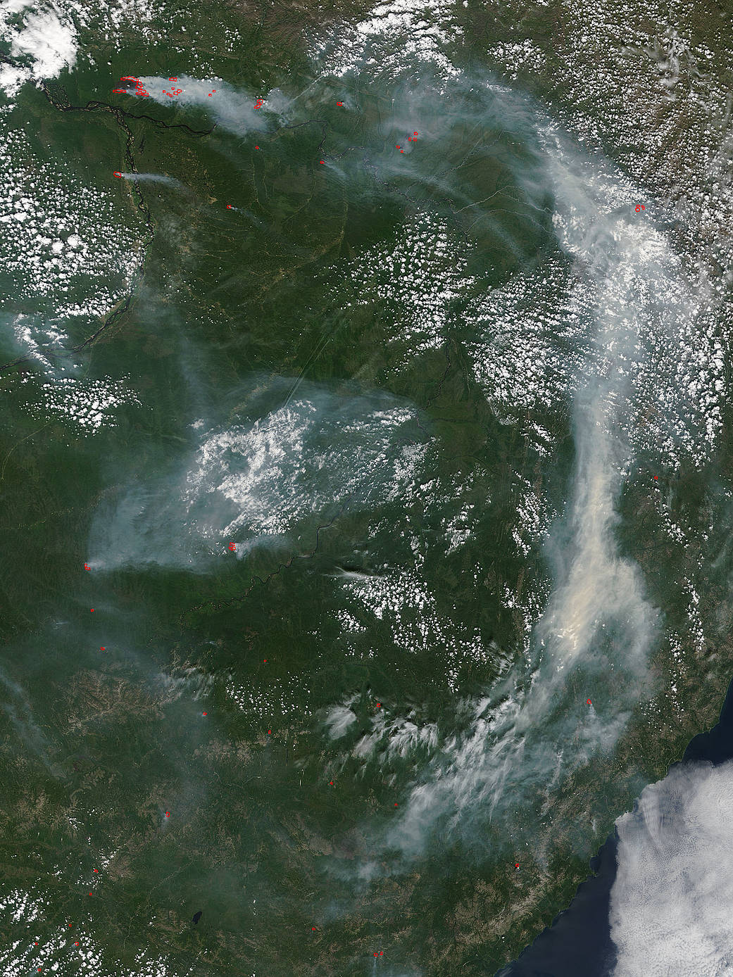 Fires in Eastern Russia