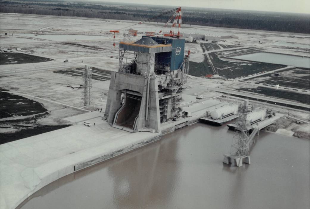 This week in 1968, workers at the Mississippi Test Facility conducted cryogenic testing of the Saturn V second stage, S-II-4.