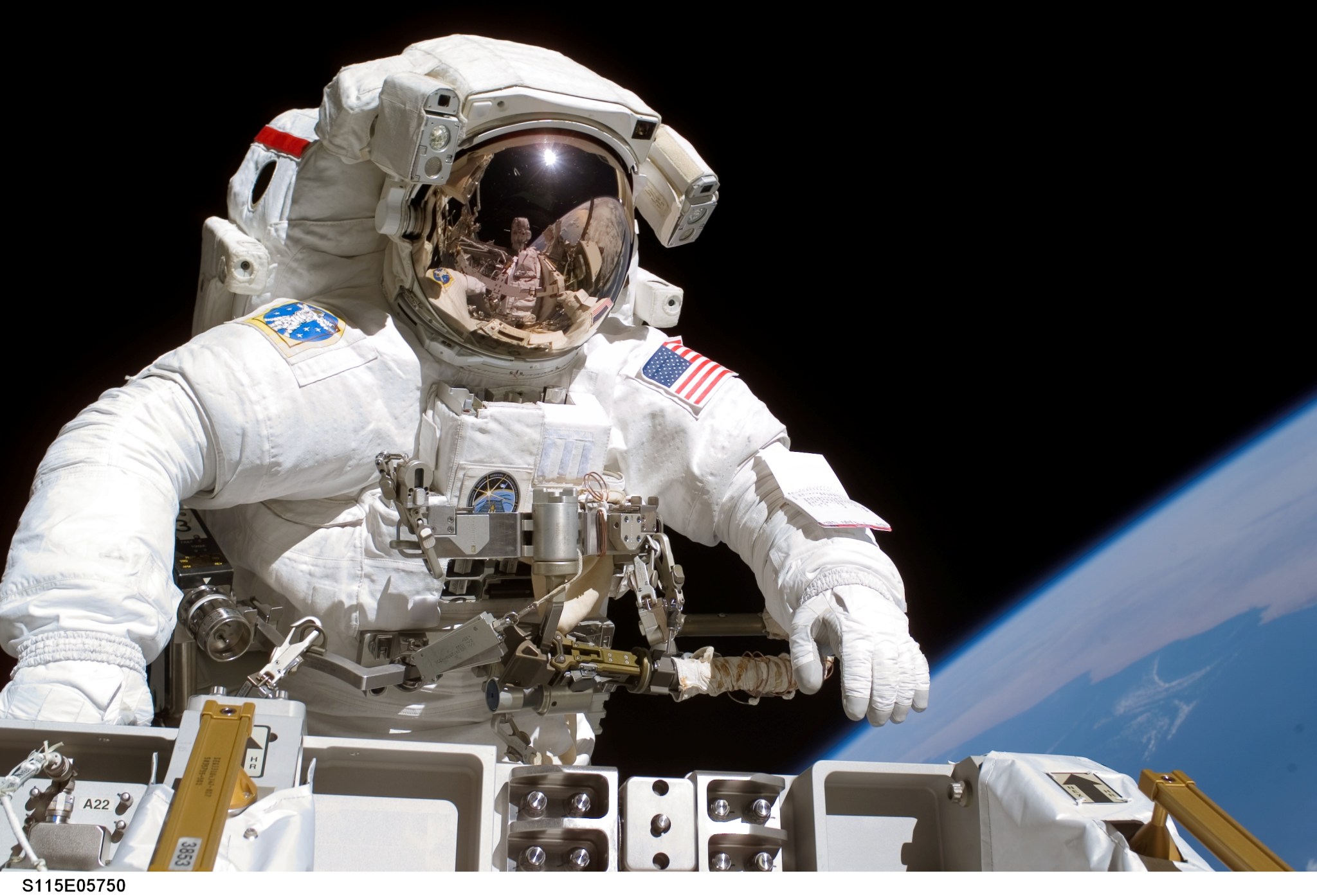 astronaut on EVA