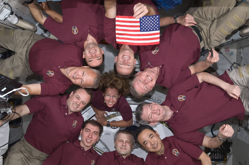 Portrait of STS-135 and Expedition 28 Crews