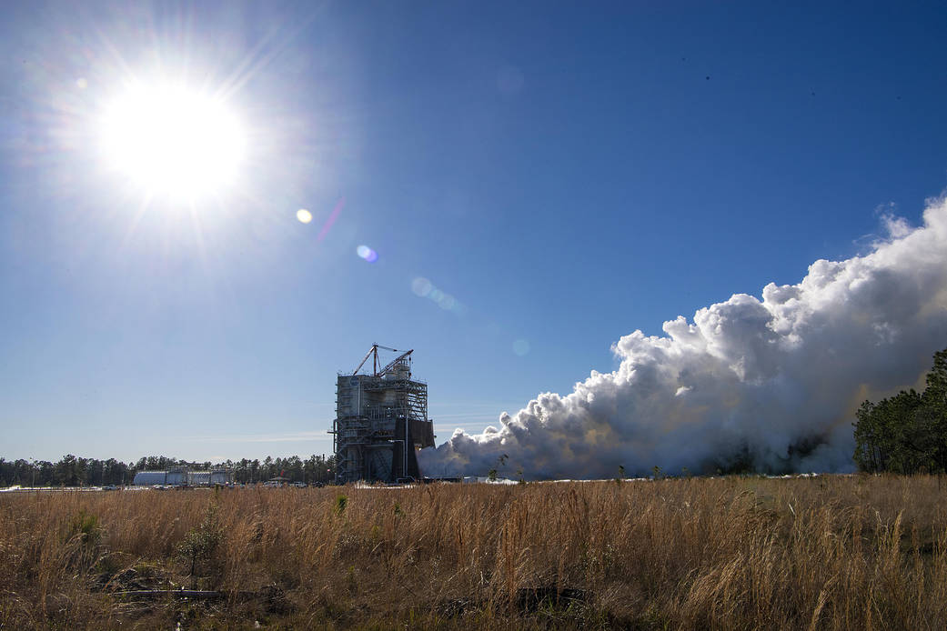 RS-25 Engine Test 