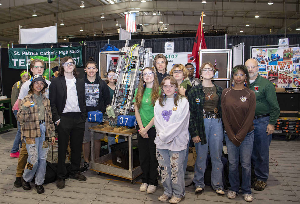 Teams compete during the inaugural FIRST Robotics Magnolia Regional Competition in Laurel, Mississippi, on March 17, 2023