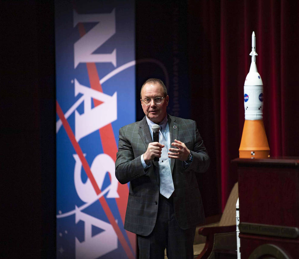 NASA's Stennis Space Center Director Dr. Rick Gilbrech