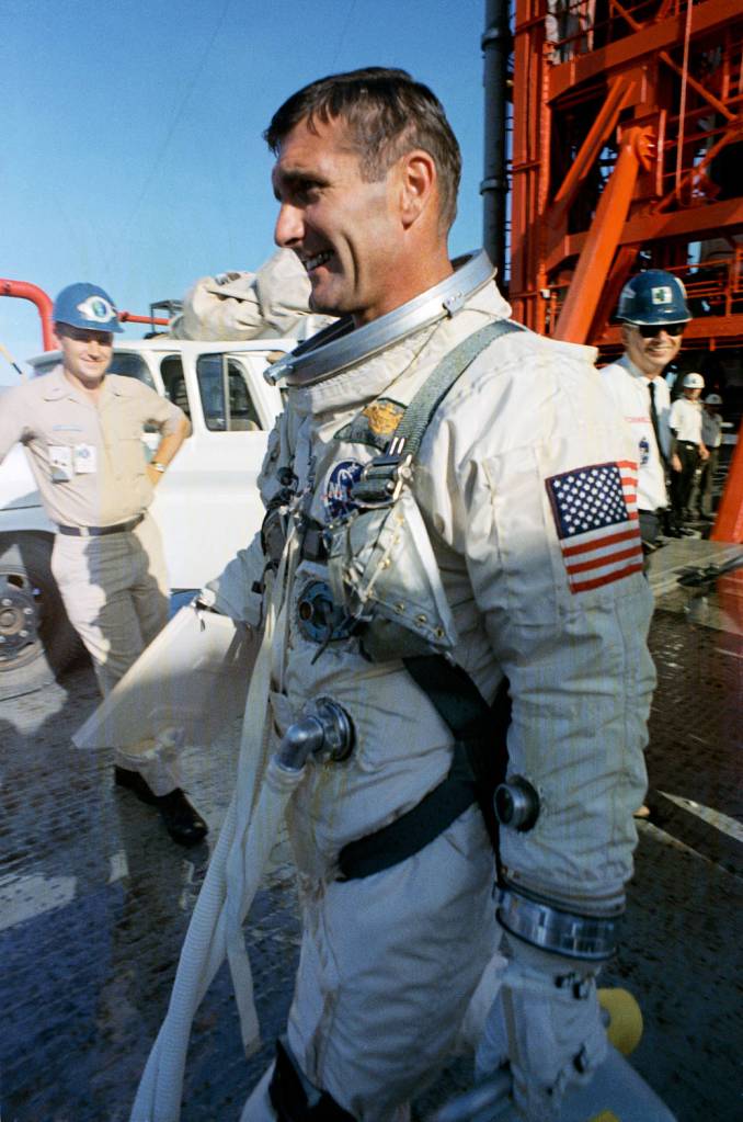 Suited Up for Gemini XI Mission