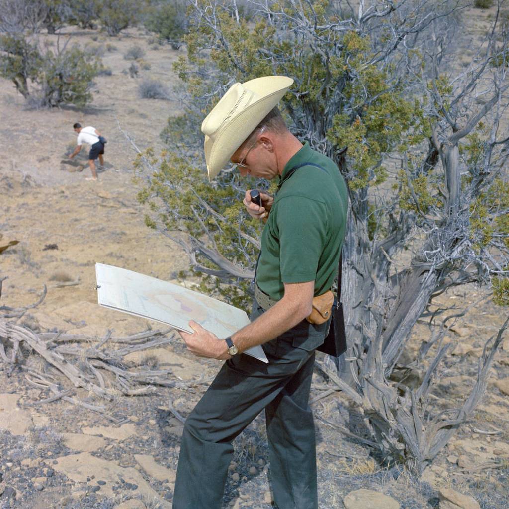 Astronaut Al Worden During Training
