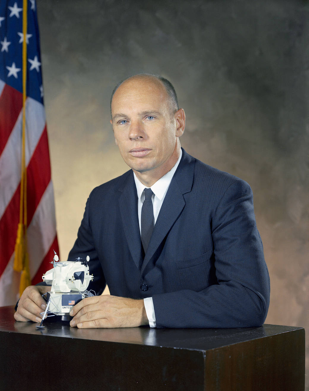 Portrait of astronaut William Thornton