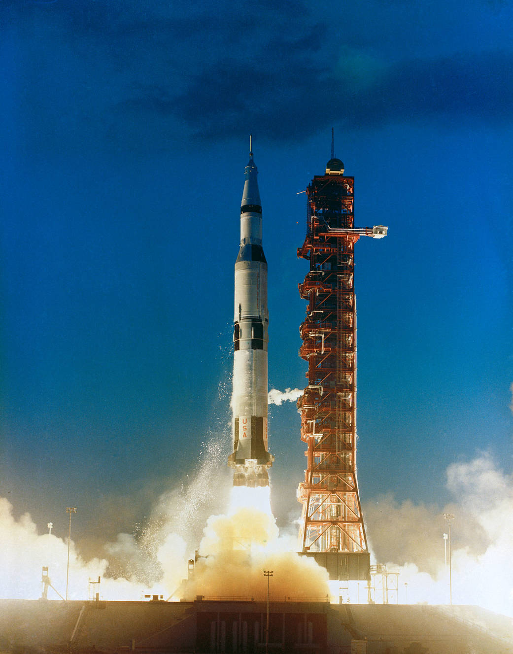 The Apollo 4 (Spacecraft 017/Saturn 501) space mission was launched from Pad A, Launch Complex 39, Kennedy Space Center, Florida