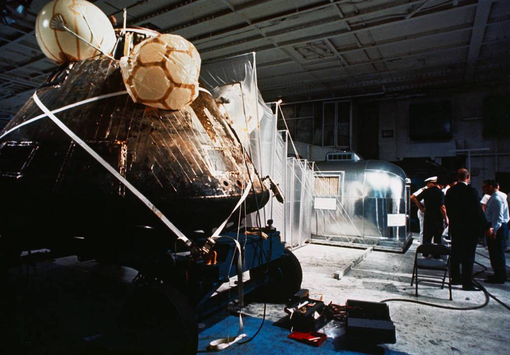 Apollo 11 Aboard the USS Hornet