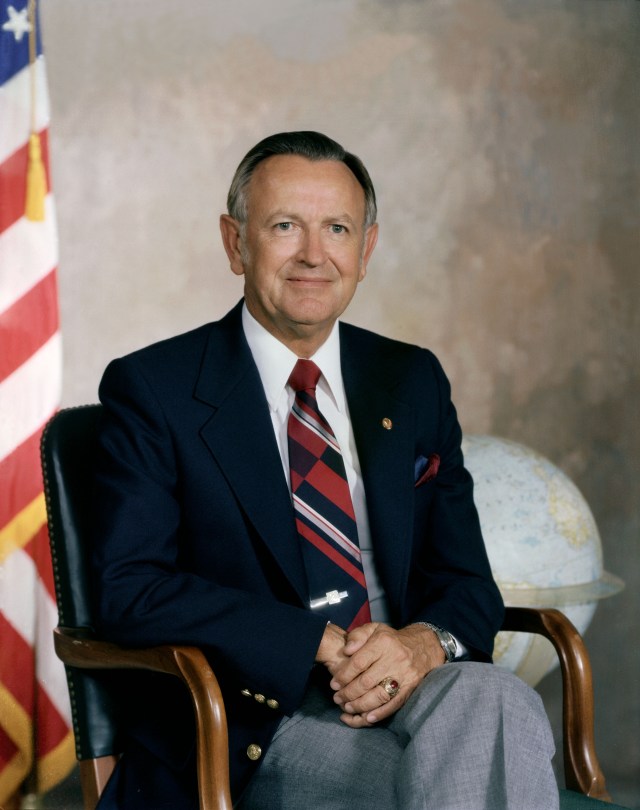 Portrait of Johnson Space Center Director Christopher C. Kraft, Jr.
