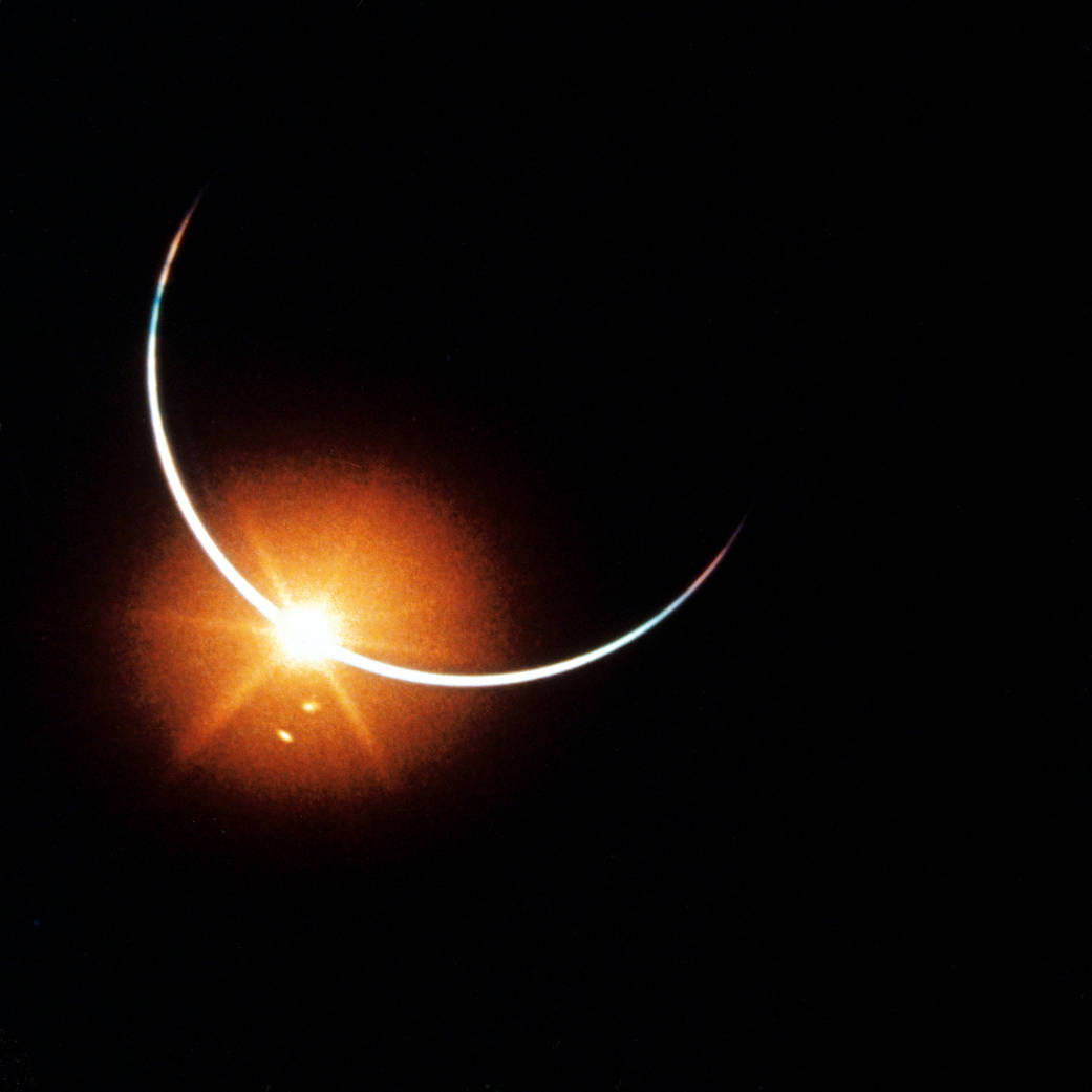 Solar eclipse taken from Apollo 12