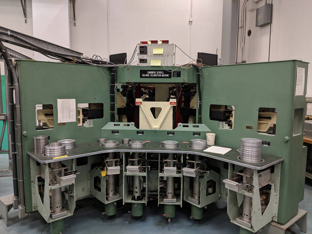 Sandberg Serrell Automated Balance Calibration Machine
