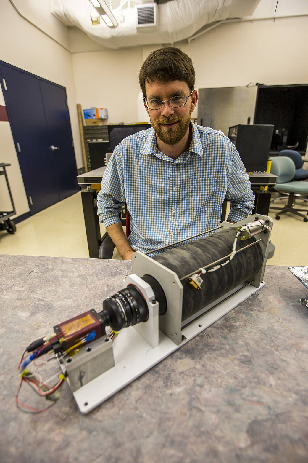 Engineer Scott Heatwole and team are developing a star tracker that would be able to locate stars during daylight hours.