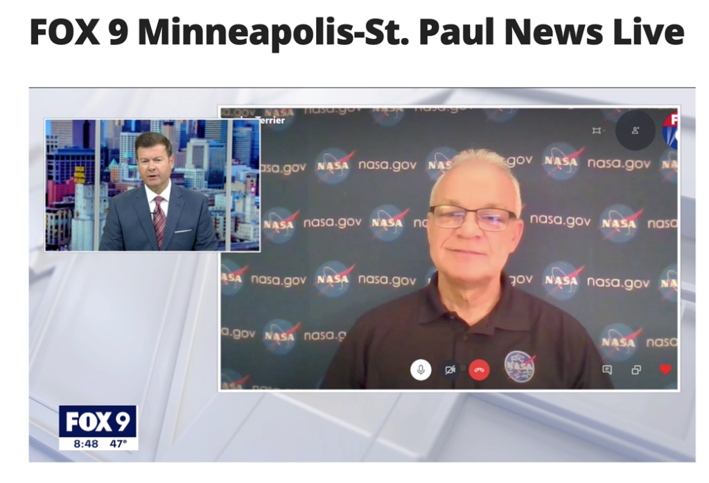 NASA’s Douglas Terrier Participates in Earth Day 2020 Media Interviews