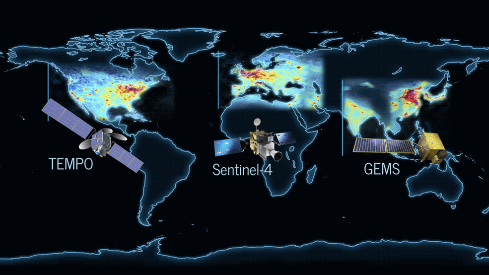 TEMPO will join the Geostationary Environment Monitoring Spectrometer (GEMS) instrument aboard South Korea’s GEO-KOMPSAT-2B satellite and ESA’s (European Space Agency’s) upcoming Sentinel-4 to form a larger constellation.