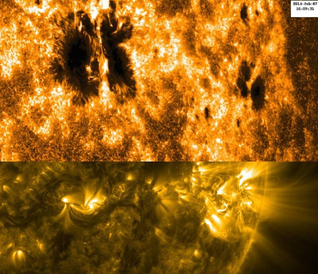 Hinode Views Sunspot Activity