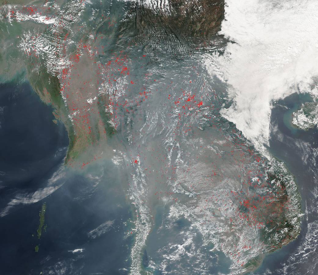 Fires in SE Asia