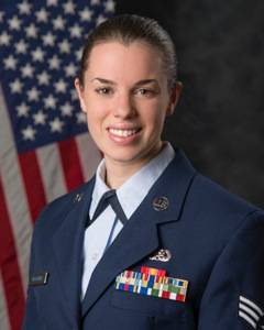 Amanda Machamer's Air Force portrait