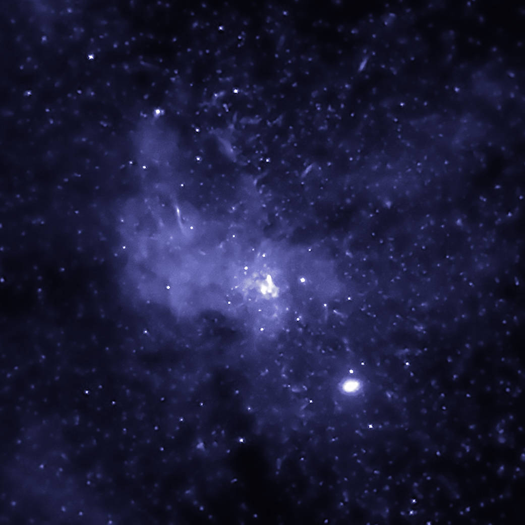 Black holes located near the center of our Milky Way galaxy has been gathered using Chandra data